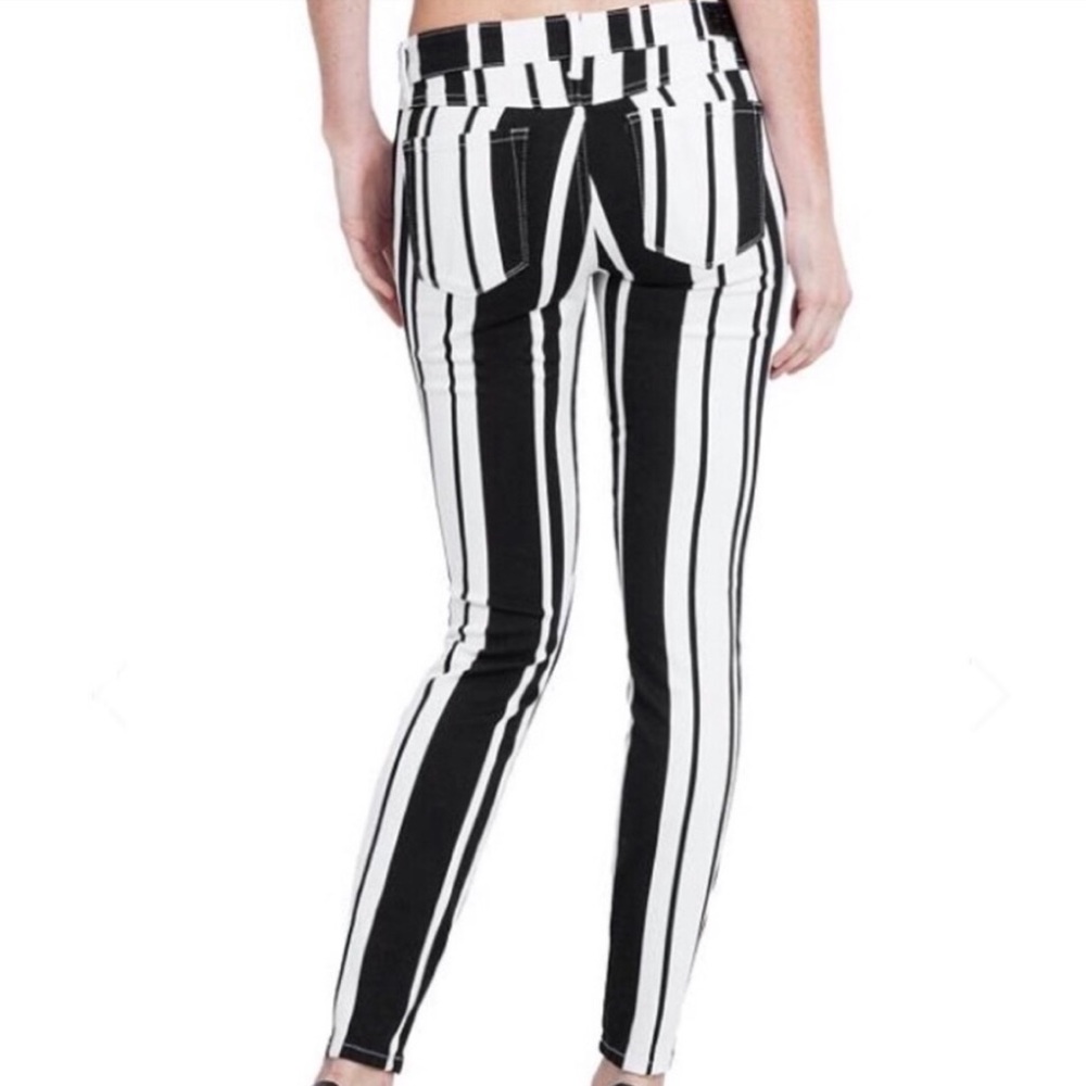 Savi Premium Striped Skinny Jeans Size 3 🌺